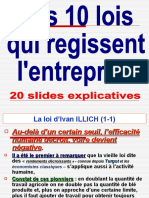 Les10 Lois Qui Régissent - L'entreprise