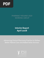 Interim Report of the Pharmacy Ireland 2020 Working Group
