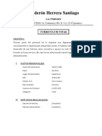 Santiago Calderón Herrera, Operador de Excavadora y Retroexcavadora.