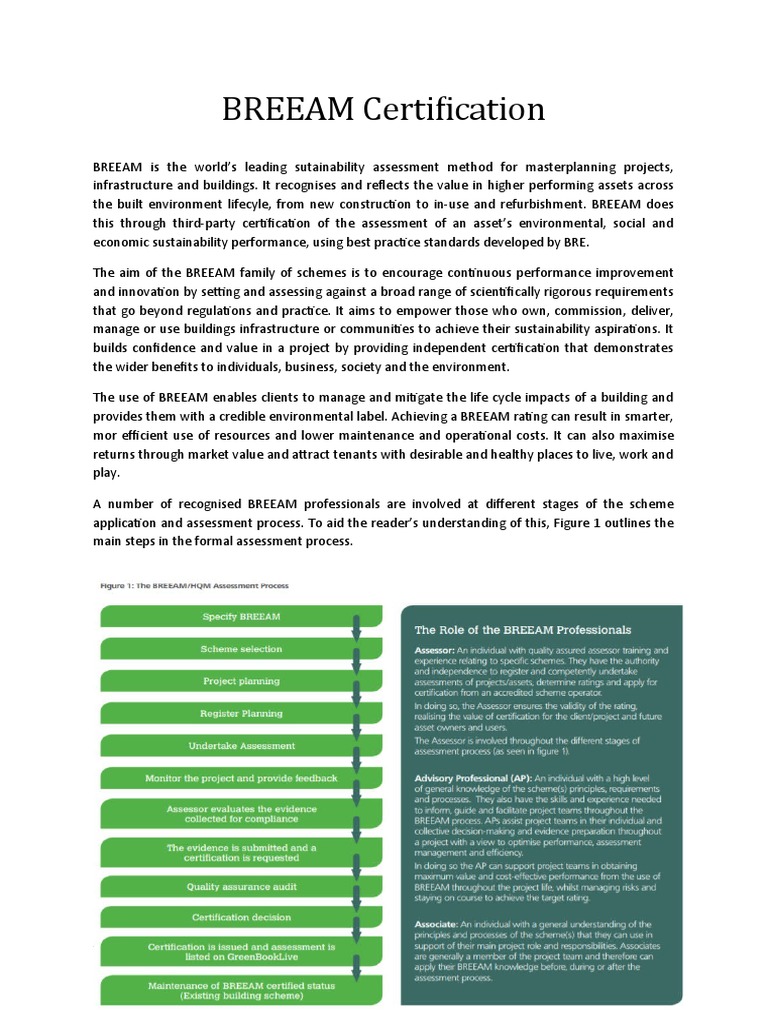 BREEAM Certification PDF Economies Natural Environment