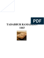 Tadabbur Ramadhan 1443H