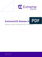 Extremexos Release Notes: Software Version Extremexos 15.3.5-Patch1-3