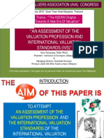 An Assessment of The Valuation Profession at International Valuation Standard (IVS)
