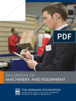 Valuation of Machinery and Equipment