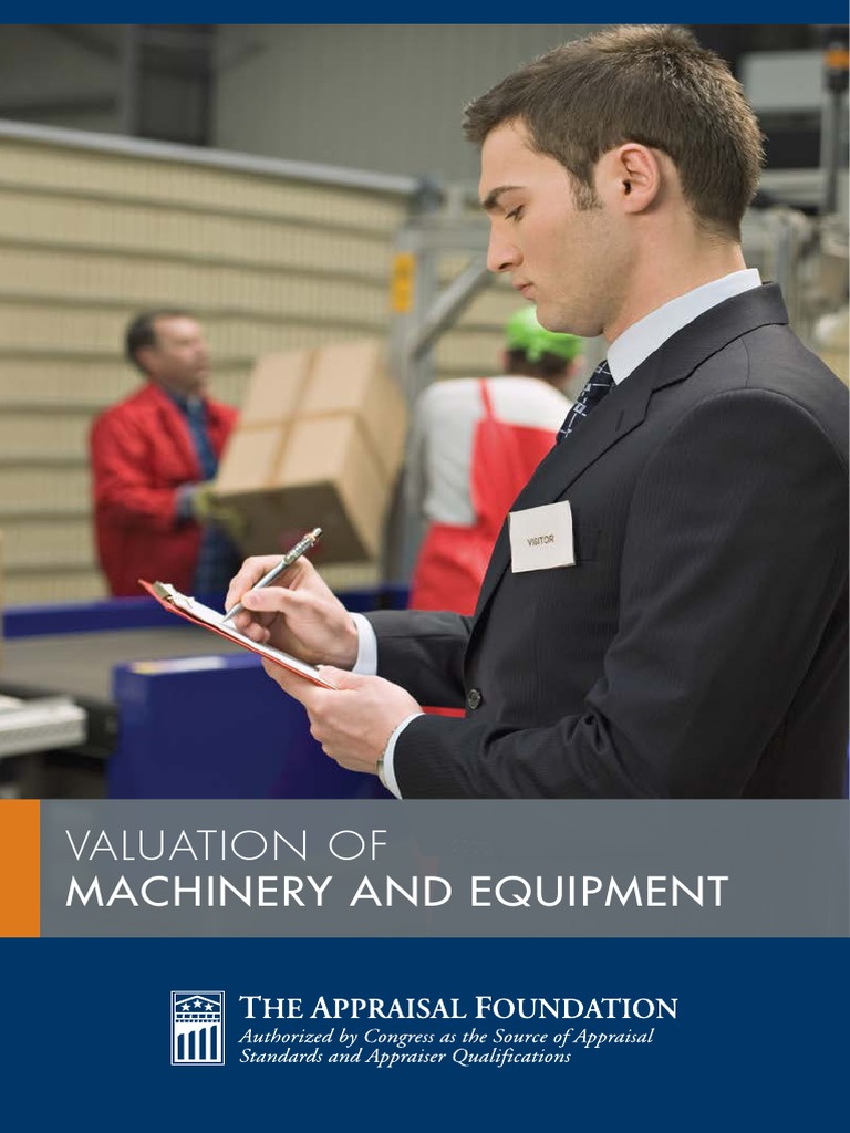 Valuation of Machinery and Equipment PDF Real Estate Appraisal