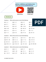 Negatives-Addition-And-Subtraction (Questions)