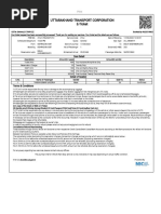 Uttarakhand Transport Corporation E-Ticket: Fare Detail