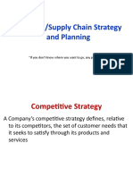 Logistics/Supply Chain Strategy and Planning: "If You Don't Know Where You Want To Go, Any Path Will Do."