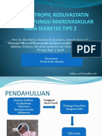 Rosuvastatin On Microvascular Function