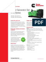 Diesel Generator Set K19 Series: Specification Sheet