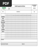 Checklist - Inspeção Uniformes