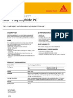 Sika® Polysulphide PG: Product Data Sheet