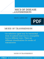 Dynamics of Disease Transmission