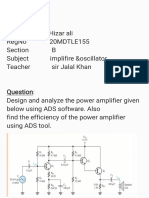 Amplifier &oscillator  