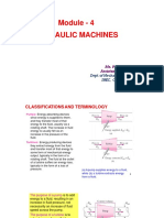 Module - 4 Hydraulic Machines