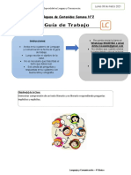 Guia de 08 de Marzo. 4 Año Básico Lenguaje y Comunicación.