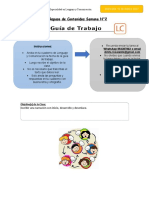 Guia 10 de Marzo. 4 Año Básico Lenguaje y Comunicación