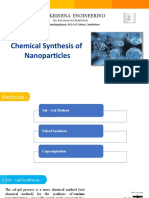 Chemical Synthesis of Nanoparticles Methods