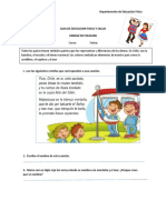 Guia de Educacion Fisica y Salud Folklore