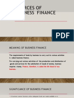 Sources of Business Finance Explained