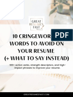 10 Cringeworthy Words To Avoid On Your Resume (+ What To Say Instead)