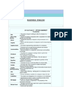 Business English - Investment-Stock Market Vocabulary