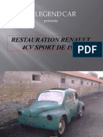 Restauration Renault 4cv Sport de 1954