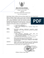 Instruksi Walikota Tentang Pelayanan Administrasi Pertanahan