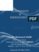 Support Management & Leadership M1 ISM 2021