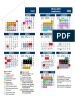 Calendario Escolar 2022 Sem - Lic.Bach - Tec