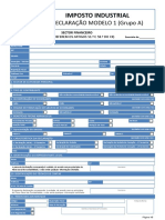 Declaração de Imposto Industrial do Setor Financeiro