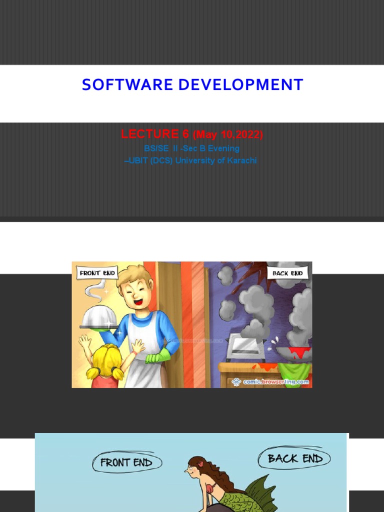 Software Development: BS/SE II - Sec B Evening - UBIT (DCS) University ...