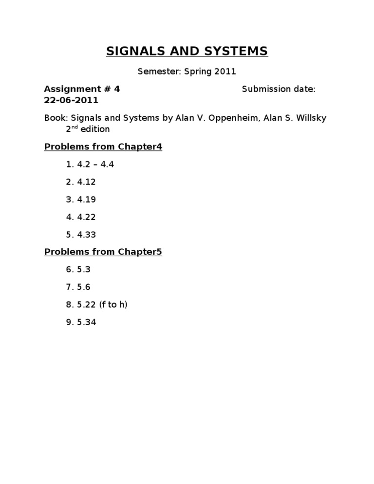 Assignment 4 | PDF