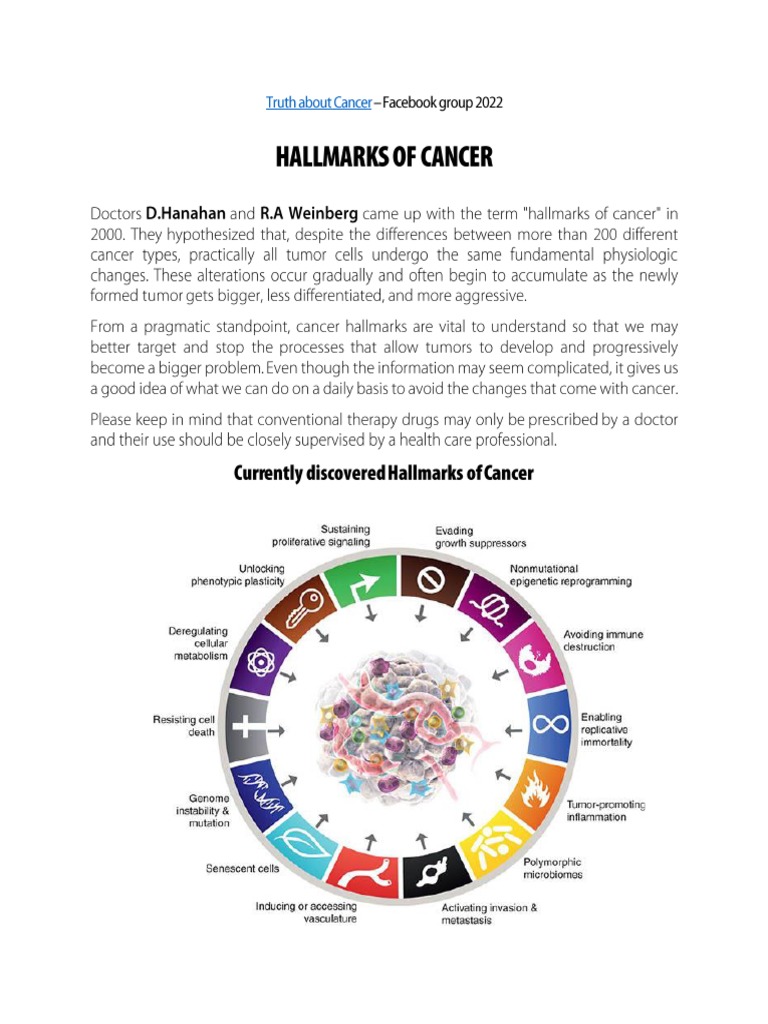 The Hallmarks Of Cancer Pdf , The hallmarks of cancer – JRMSX