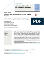 Predicting Onset and Maintenance of Men's Eating