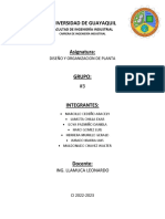 DISEÑO Y ORGANIZACIÓN DE PLANTA