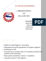 A Presentation ON Nea and Nec: Khwopa College of Engineering