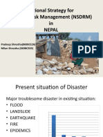 National Strategy For Disaster Risk Management (NSDRM) in Nepal