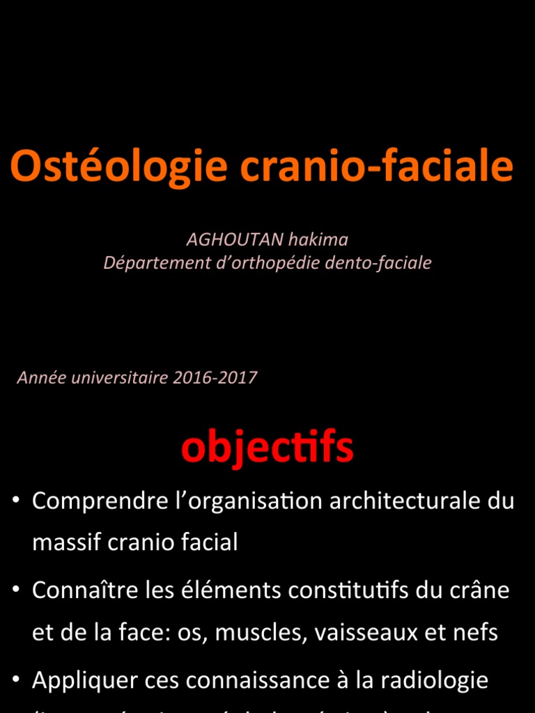 Anatomie du Foramen Rond et Os Facial | PDF | Appareil locomoteur ...