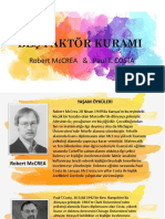 Beş Faktör Kurami