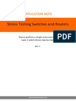 Tress Testing Switches and Routers: Application Note