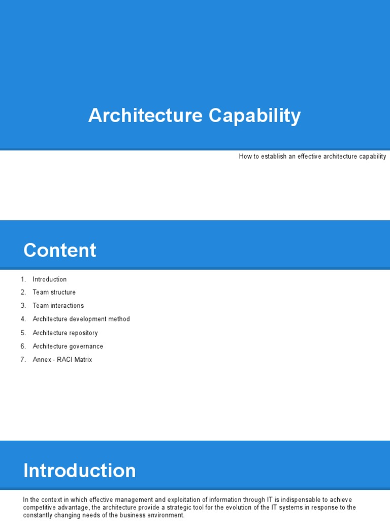 How To Build An IT Architecture Team | PDF | Product Lifecycle | Computing