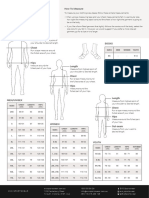 Sizing Guide: How To Measure