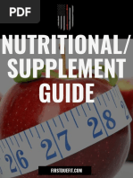 Nutritional Guide 2020