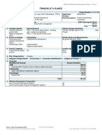 Tranche at A Glance: Project Classification Information Status: Complete