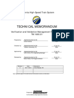 Technical Memorandum: California High-Speed Train System