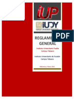 Reglamento Gral Iup Iudy