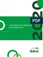 Informe Anual de Gobierno Corporativo Financiera Rural 2020