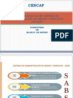 Normas básicas del subsistema de manejo de bienes y servicios