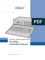 Instruction Manual: Digital Video Switcher